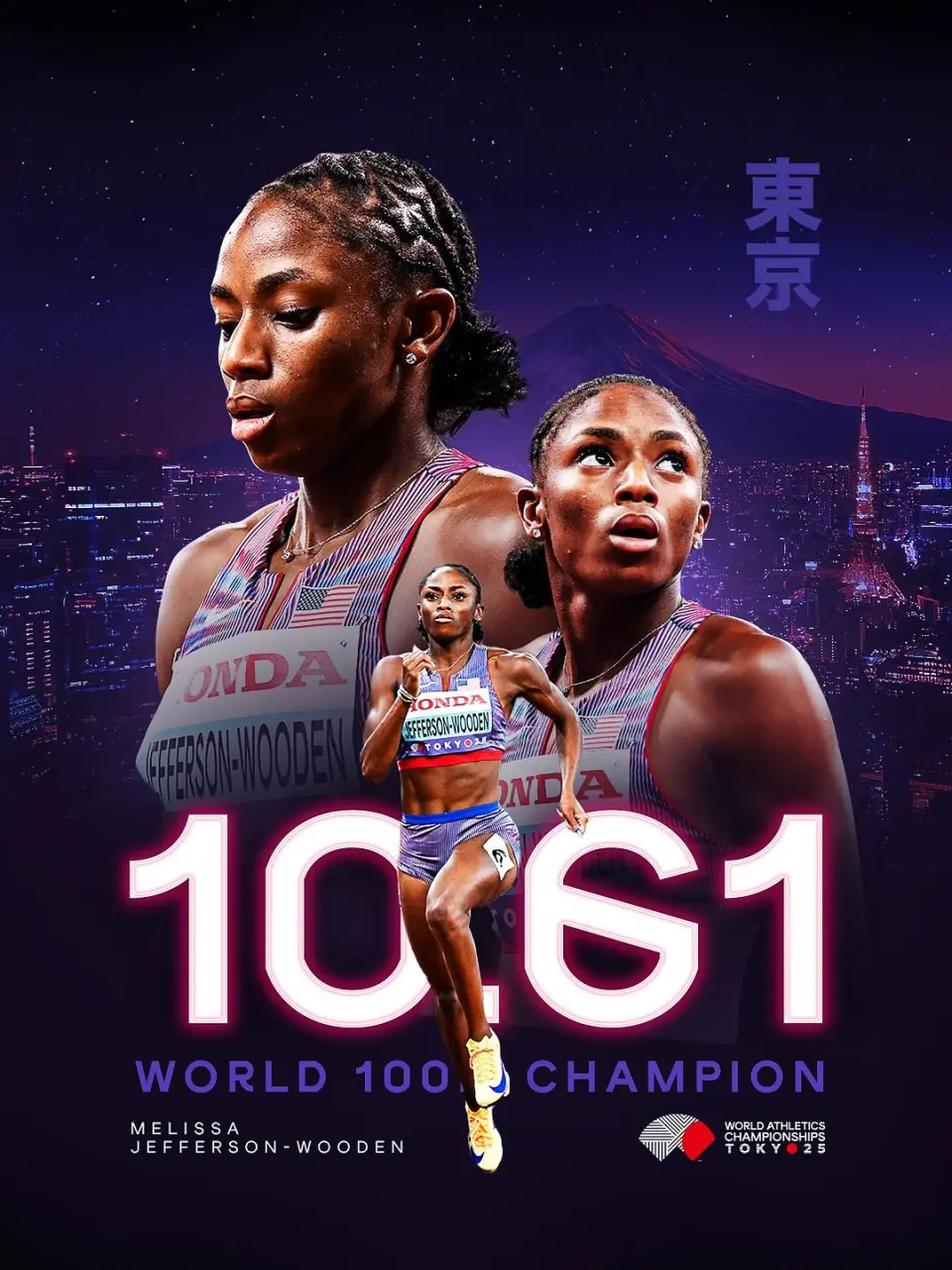 岁牙买加传, 蒂娜, 两名美国对 岁牙买加传, 蒂娜, 两名美国对